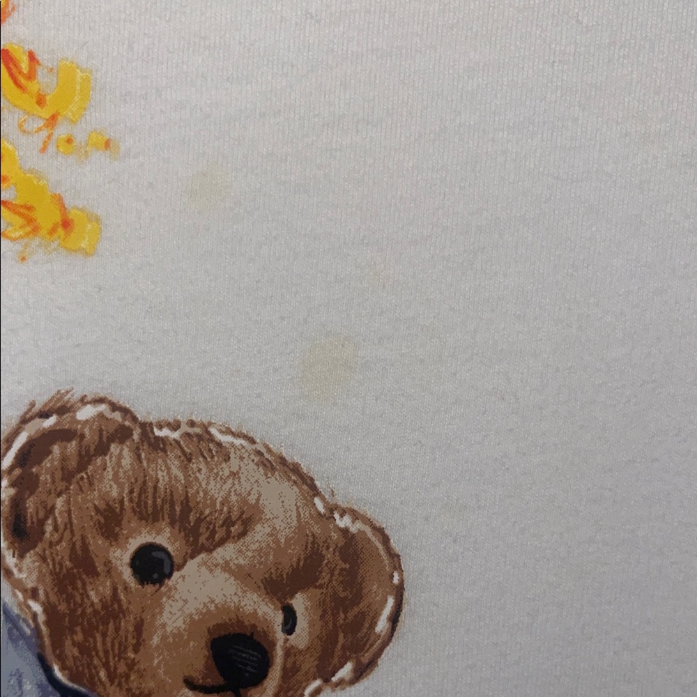 Ralph Lauren Kids White Tee with Bear Graphic - Picture 3 of 6